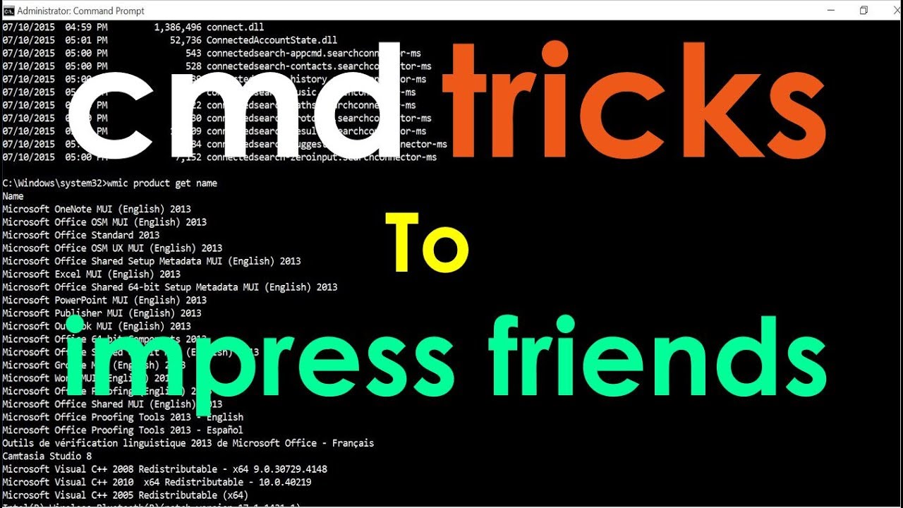 cmd hacks and tricks
